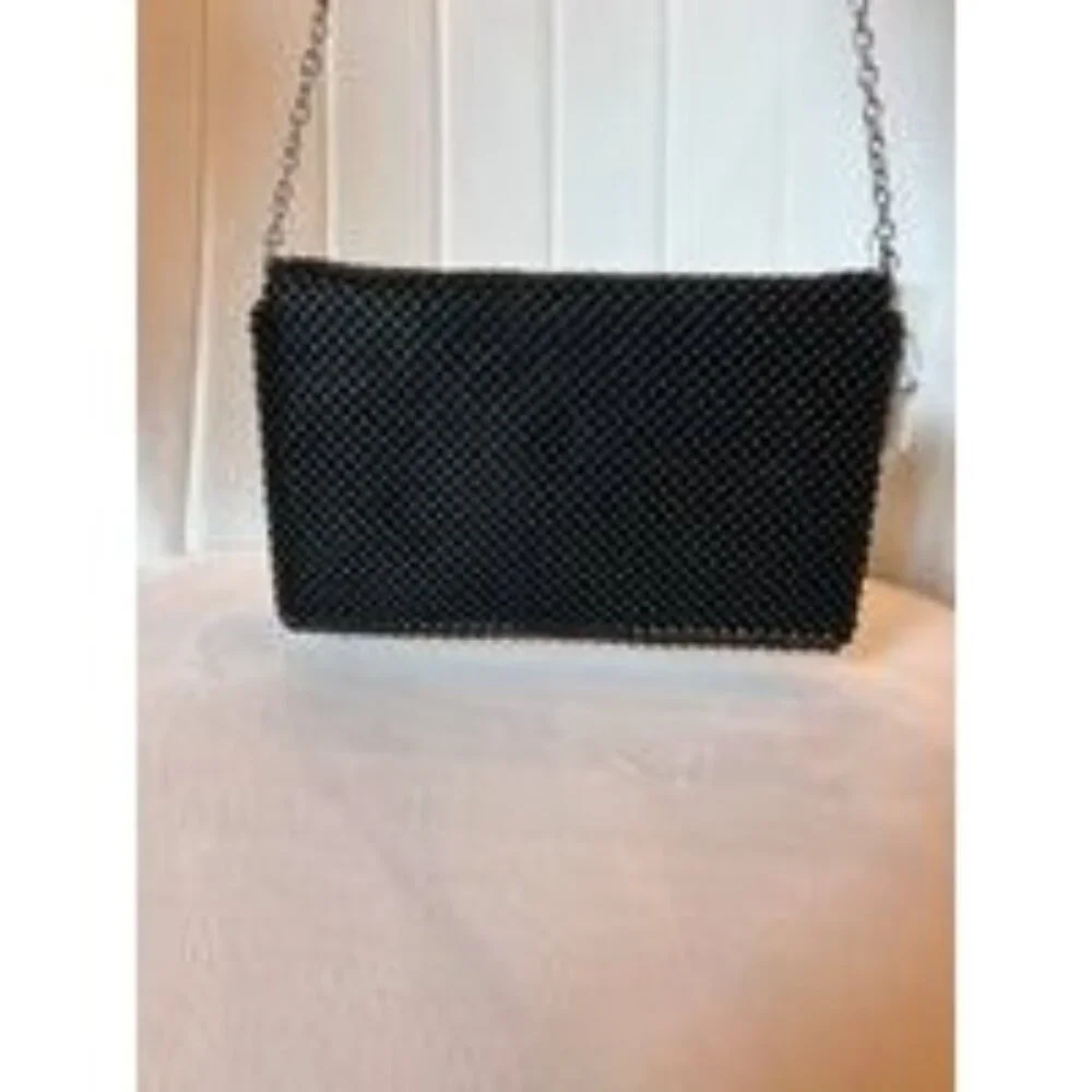 Jessica McClintock Black Mesh Handbag - NWT